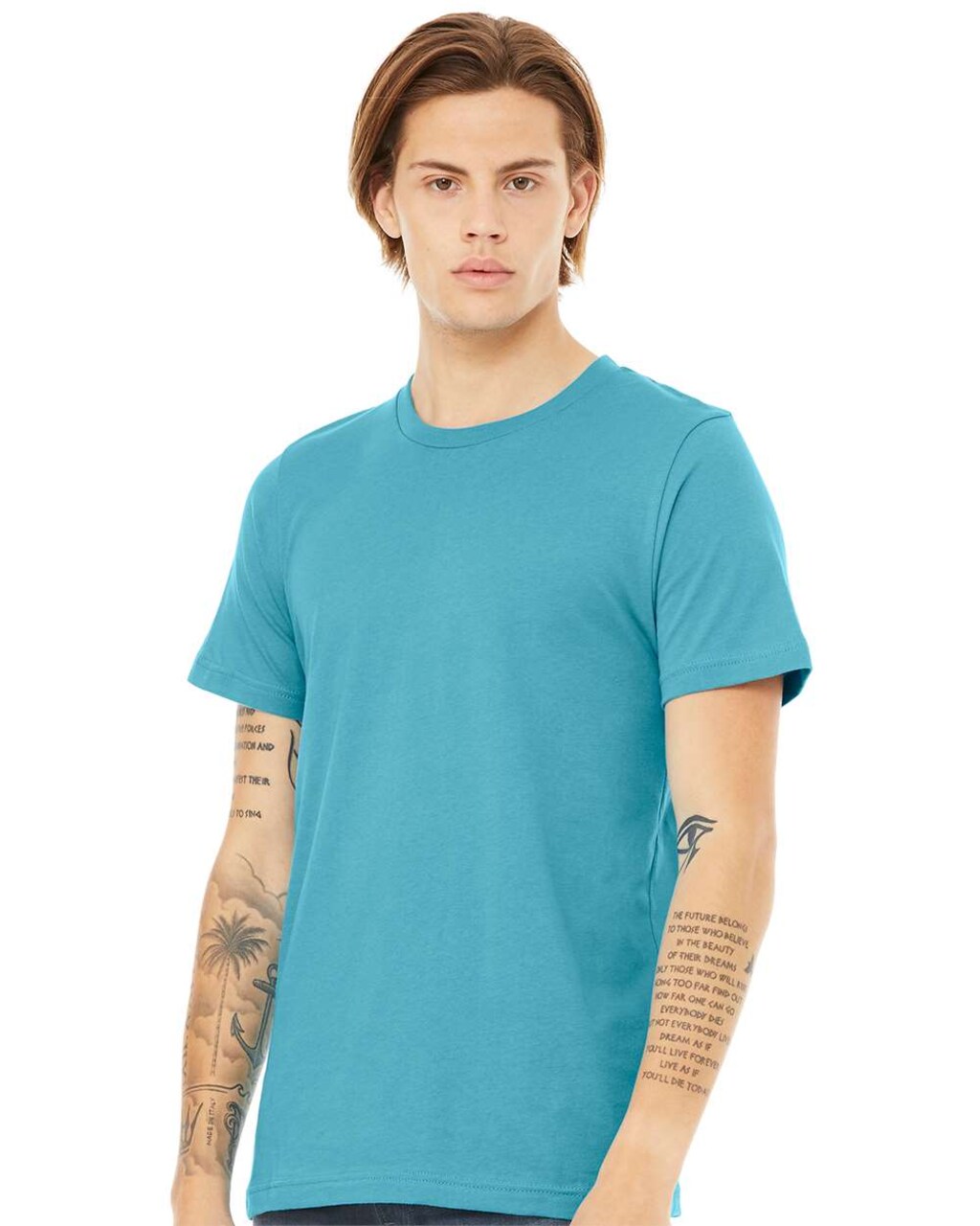 BELLA + CANVAS CVC Jersey Short Sleeve Crewneck T-Shirt for Everyday Comfort, Custom Printing & Modern Casual Wear Tee